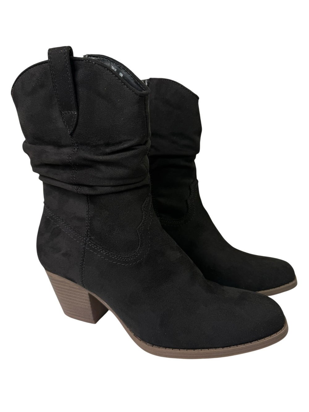 Frye & Co TALVI Boots Black Faux Suede Bootie NEW Women’s Size 10 M FO10280